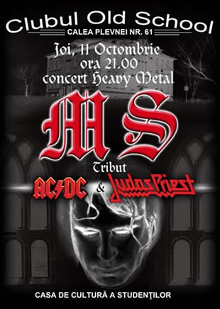 MS Metal Concert poster
