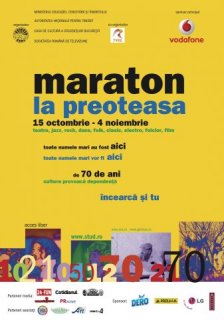 Afis Maraton la Preoteasa